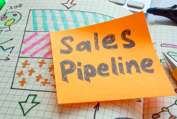 Image shows the words sales pipeline