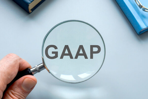 Concept image illustrating GAAP standards