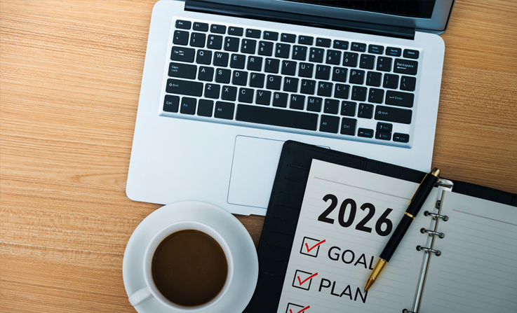 Image illustrates a diary to help plan a business for the year ahead